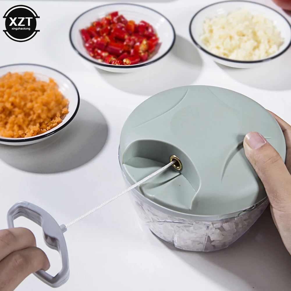 

Household Manual Meat Grinders Multifunctional Hand-pulled Blender 5 Blades Food Processor Meat Mincer Kitchen Tools