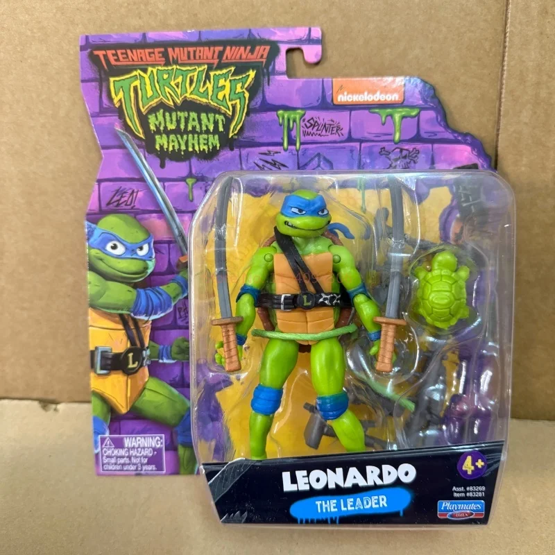 Оригинальные коллекционные фигурки-модели Playmates Teenage Mutant Ninja Turtles Mutant Mayhem: Раф, Дон, Микки, Лео. Аниме-фигурки, украшения. (art.: 3920dad609d76) - 3920dad609d76