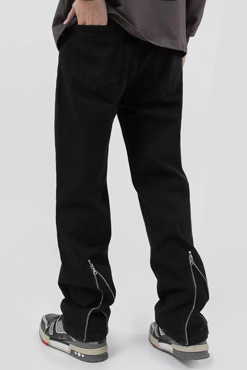 

European 2023 designer High waist Y2kDenim Pants Long Baggy Mom Jeans Streetwear Trousers