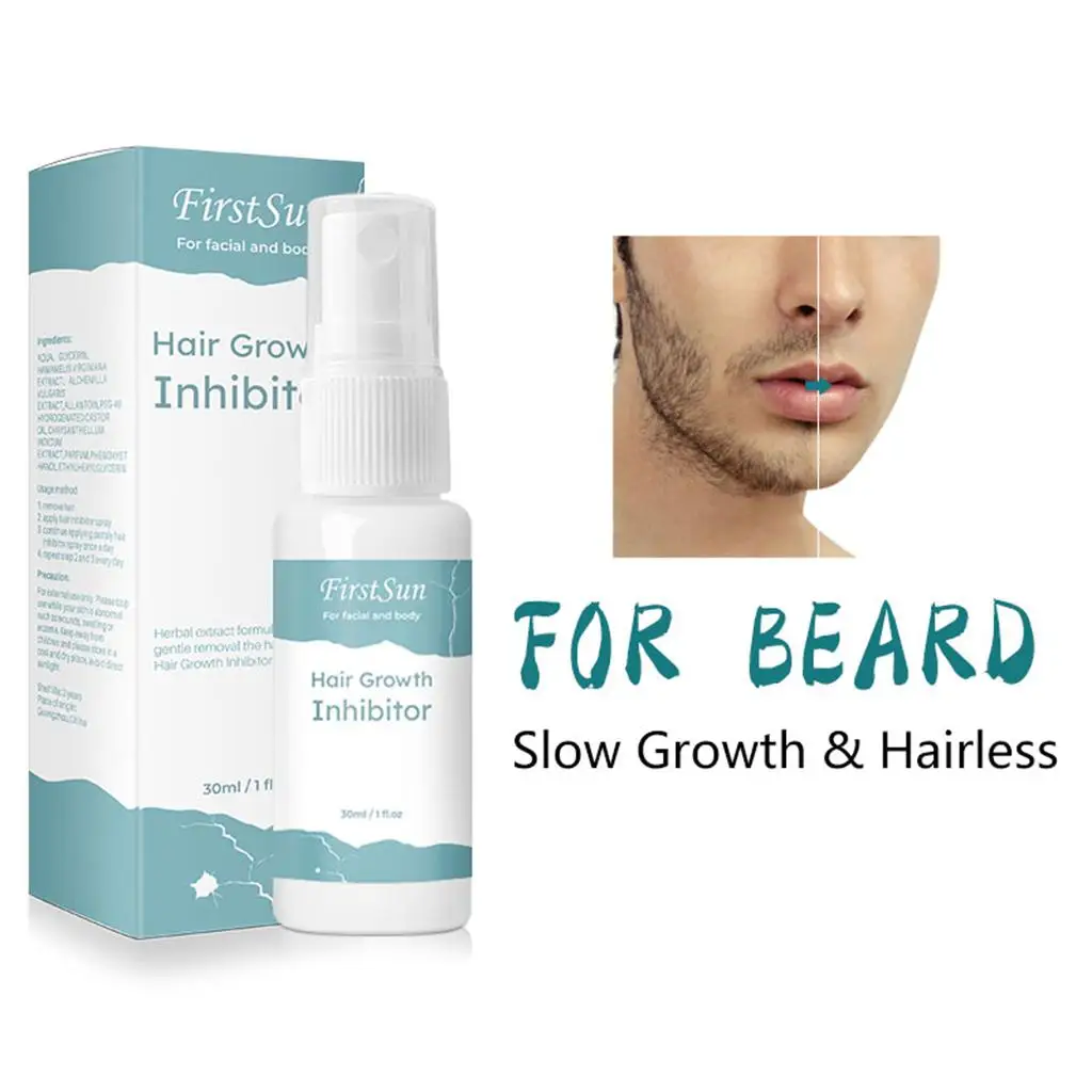 

Mild Hair Growth Inhibitor Spray Serum Arm Underarm Legs Stop Hair Growth