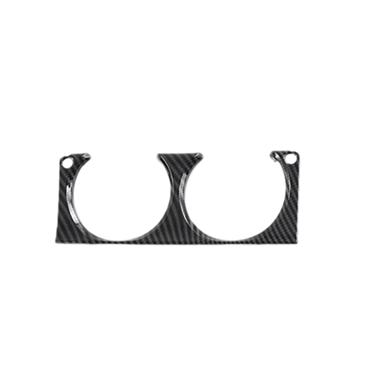 

Car Carbon Fiber Front Center Console Water Cup Holder Decoration Cover Stickers for Sienna 2021 2022