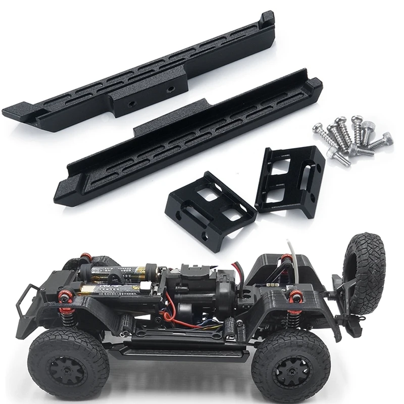 Металлические боковые педали рок-ползунки для Kyosho MINI-Z 4X4 1/18 1/24 детали обновления