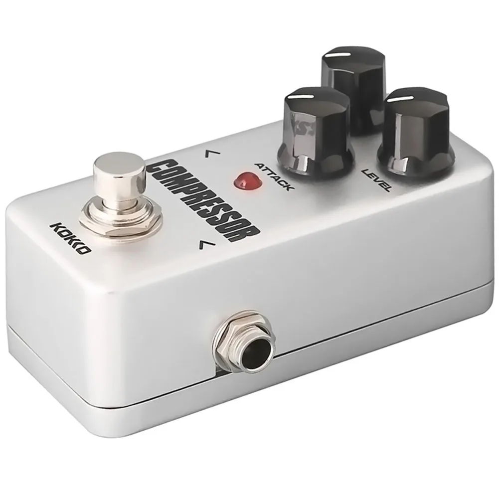 

KOKKO FCP2 Compressor Pedal Portable Electric Guitar Effect Pedal LED Indicator Aluminum Alloy Guitar Effect Pedal Guitar Parts