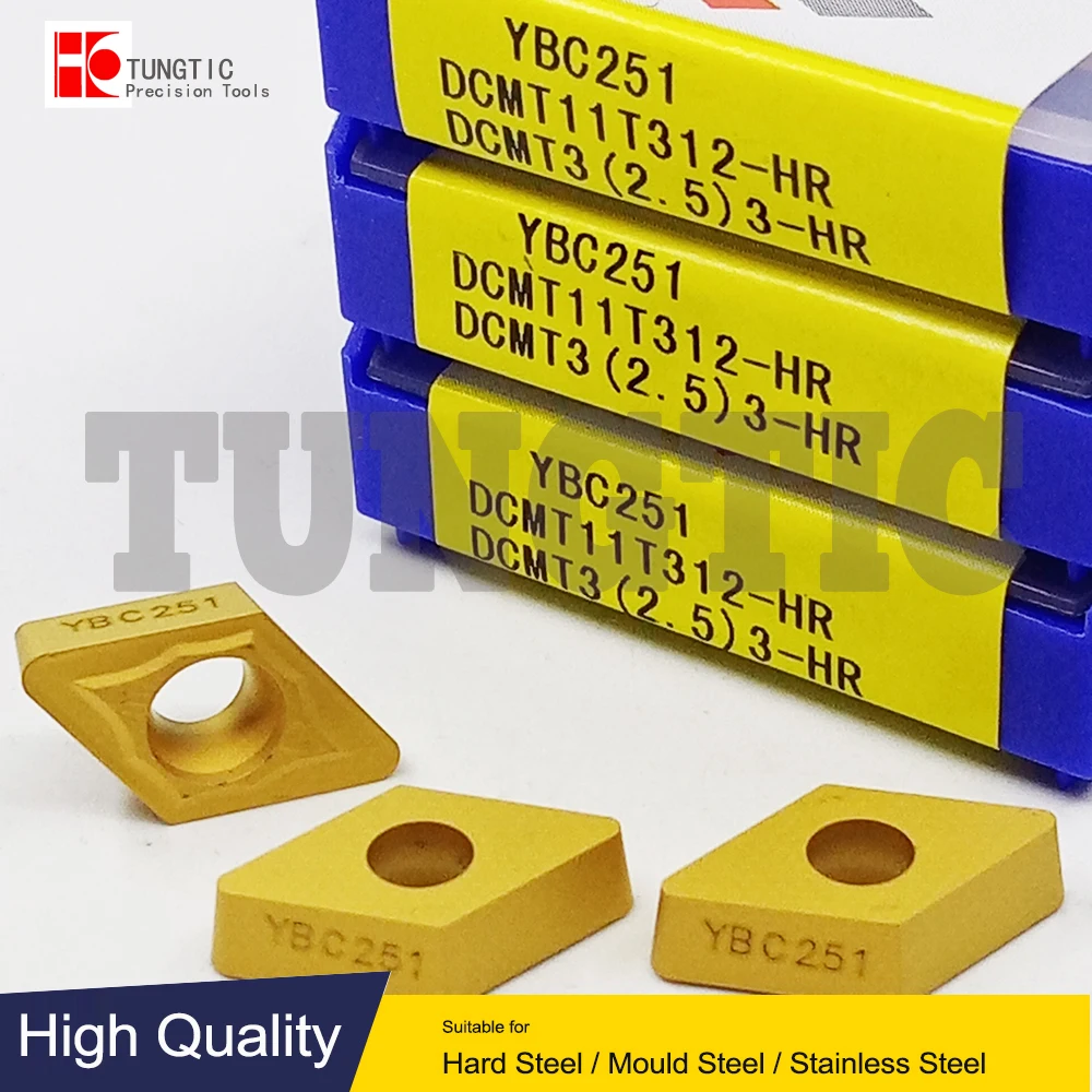 

DCMT11T312-HR токарные вставки, карбидный резак для ЧПУ DCMT 11T312-HR