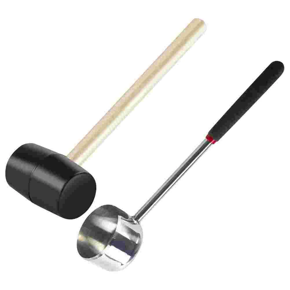 

2Pcs Durable Coconut-shell Openers Stainless Steel Opener for Coconuts