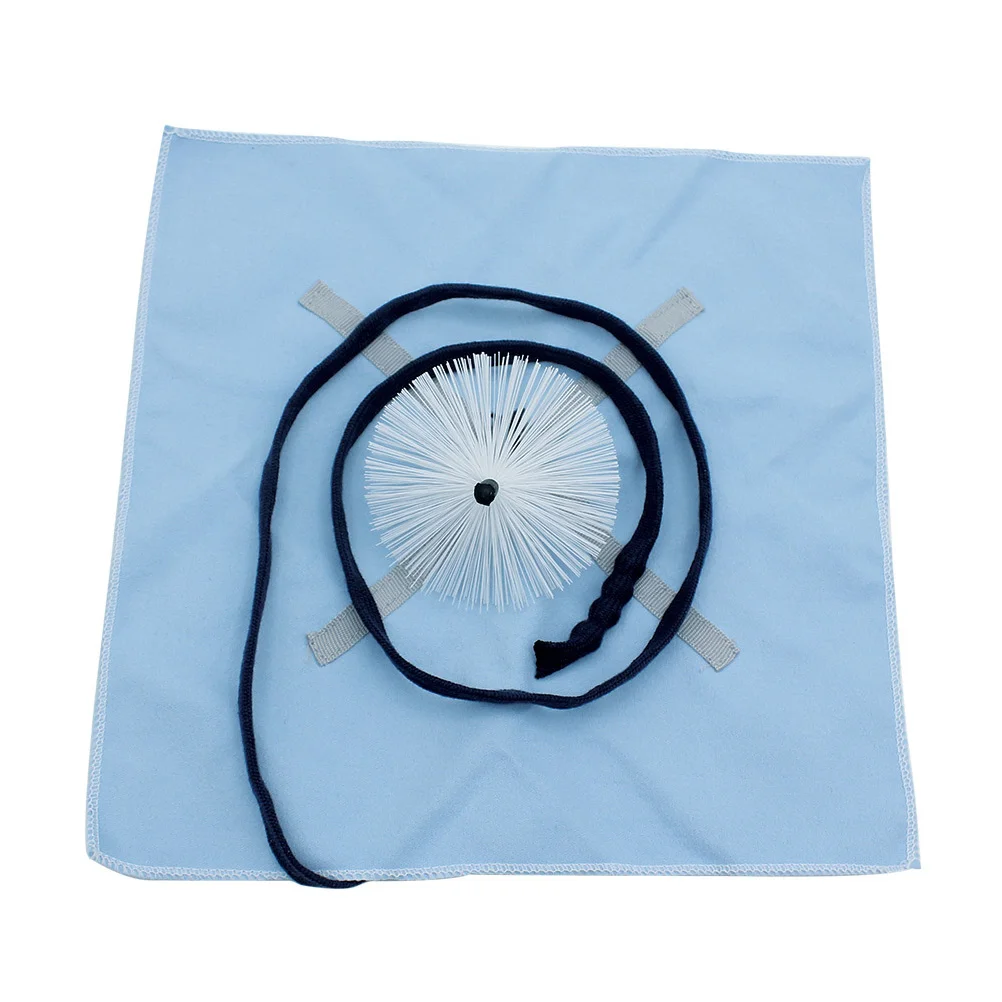 

Cleaning Saxophone Cloth Sax Cleaner Swab Brush Alto Inside Instrument Through Tube Tool Clarinet Clean Supplies Care Kit