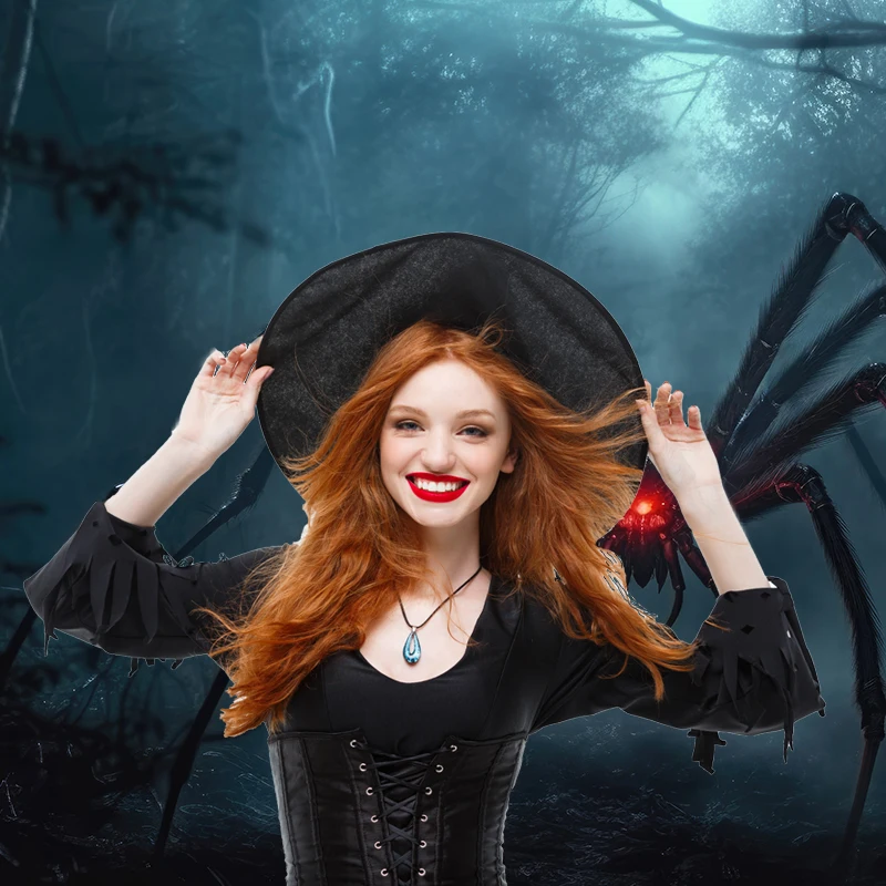 Фон для вечеринки в честь Хэллоуина надгробие замок тыква ужас ночь луна детский