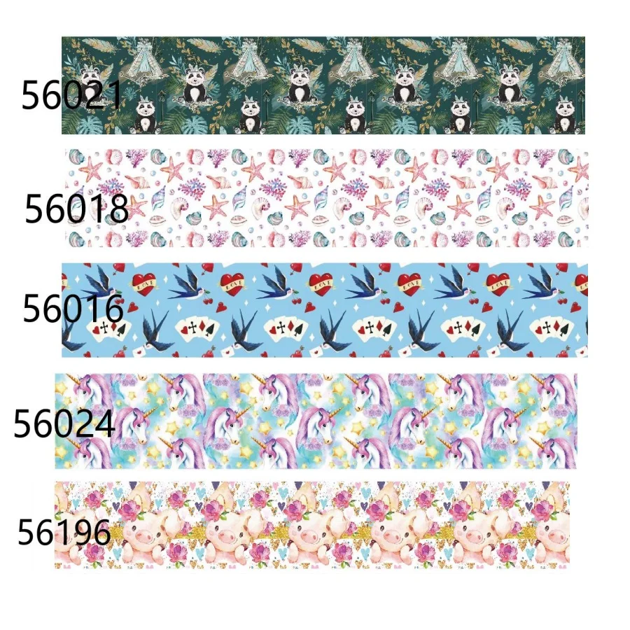 10 ярдов, корсажная лента Ainmal iими, панда, свинка, мультяшный принт «сделай сам» для бантов, ремесленные материалы