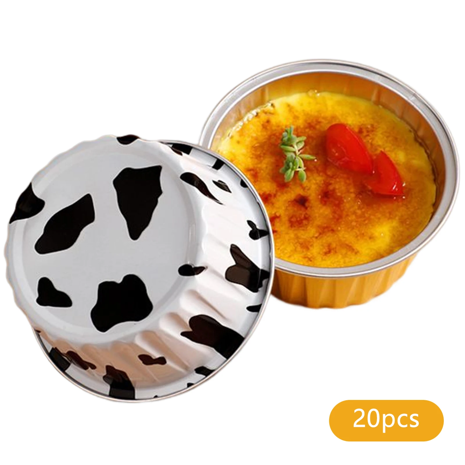 

20 шт. чашки из фольги ACRDDK Pudding Cups