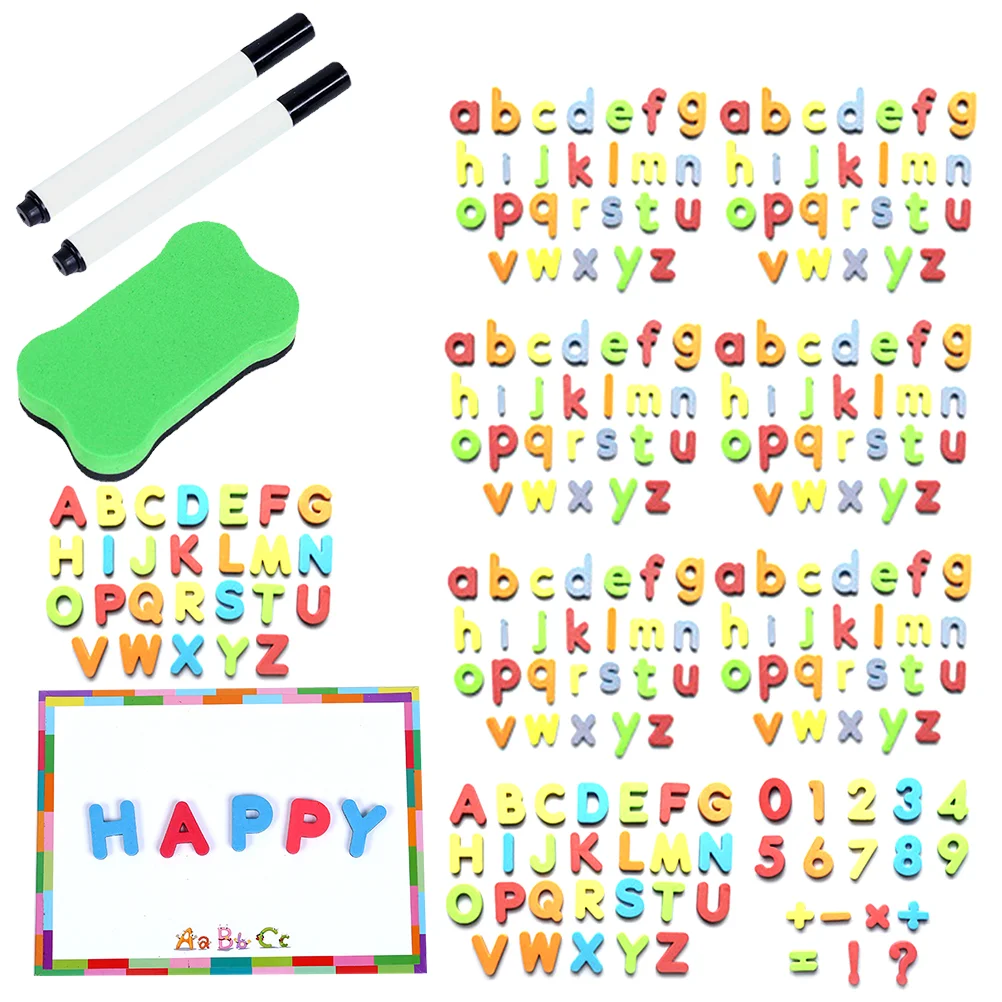 

English Letter Stickers Kids Playset Magnets Fridge Toddler Refrigerator Magnetic Toys Toddlers 1-3 Abc