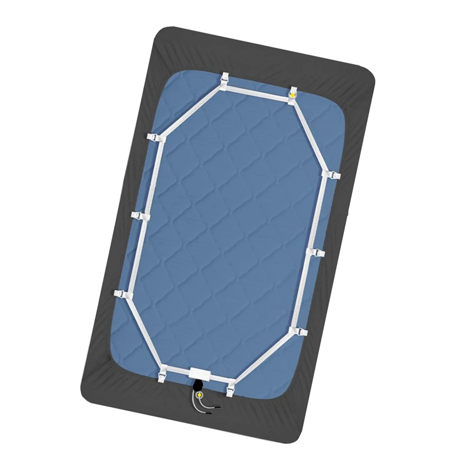 

Угловой захват для кровати 360 градусов затяжка для простыни сверхпрочный захват зажимы усиленный парашютный шнур держатель для простыни ре...