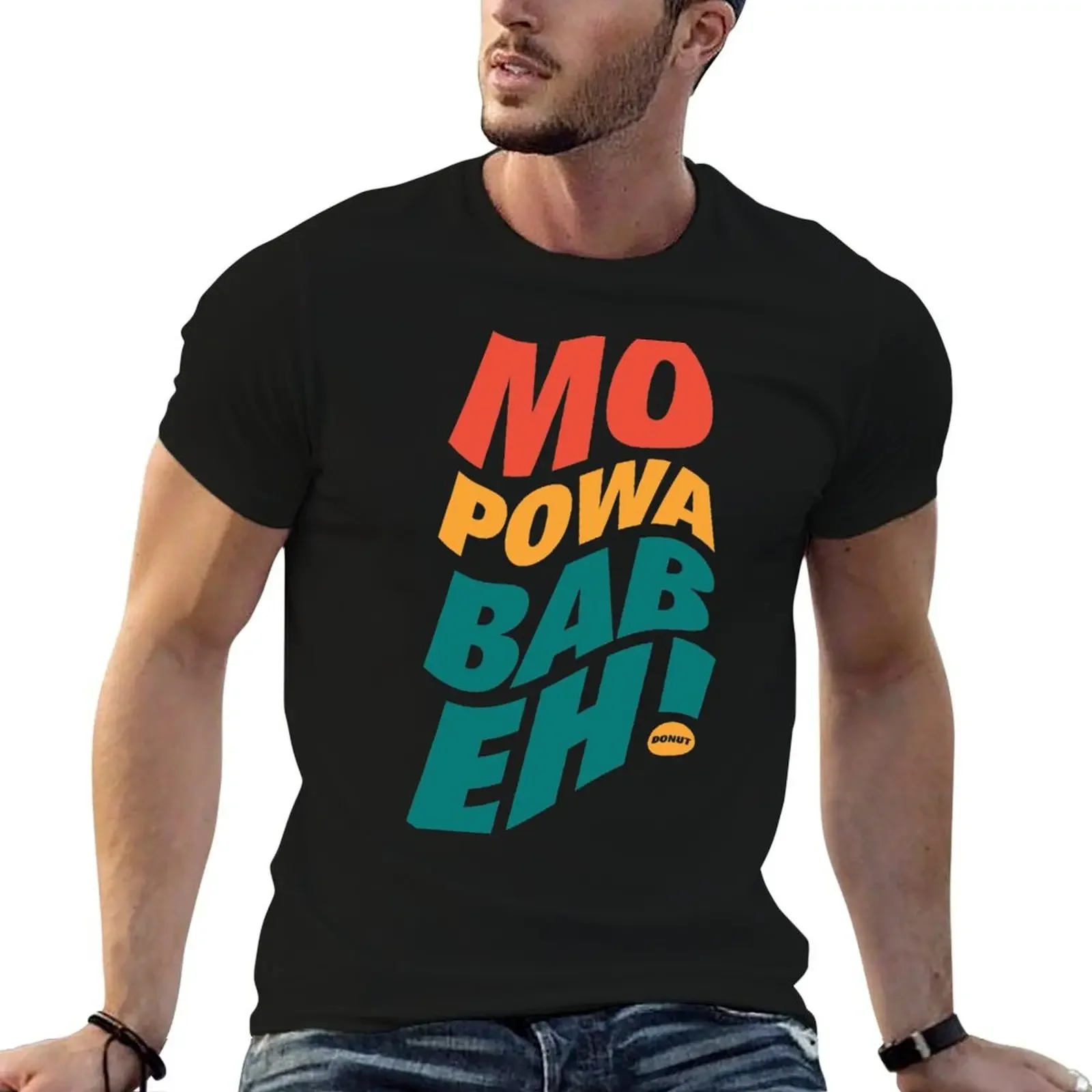 Мужская футболка Mo Powa Babeh хлопковая