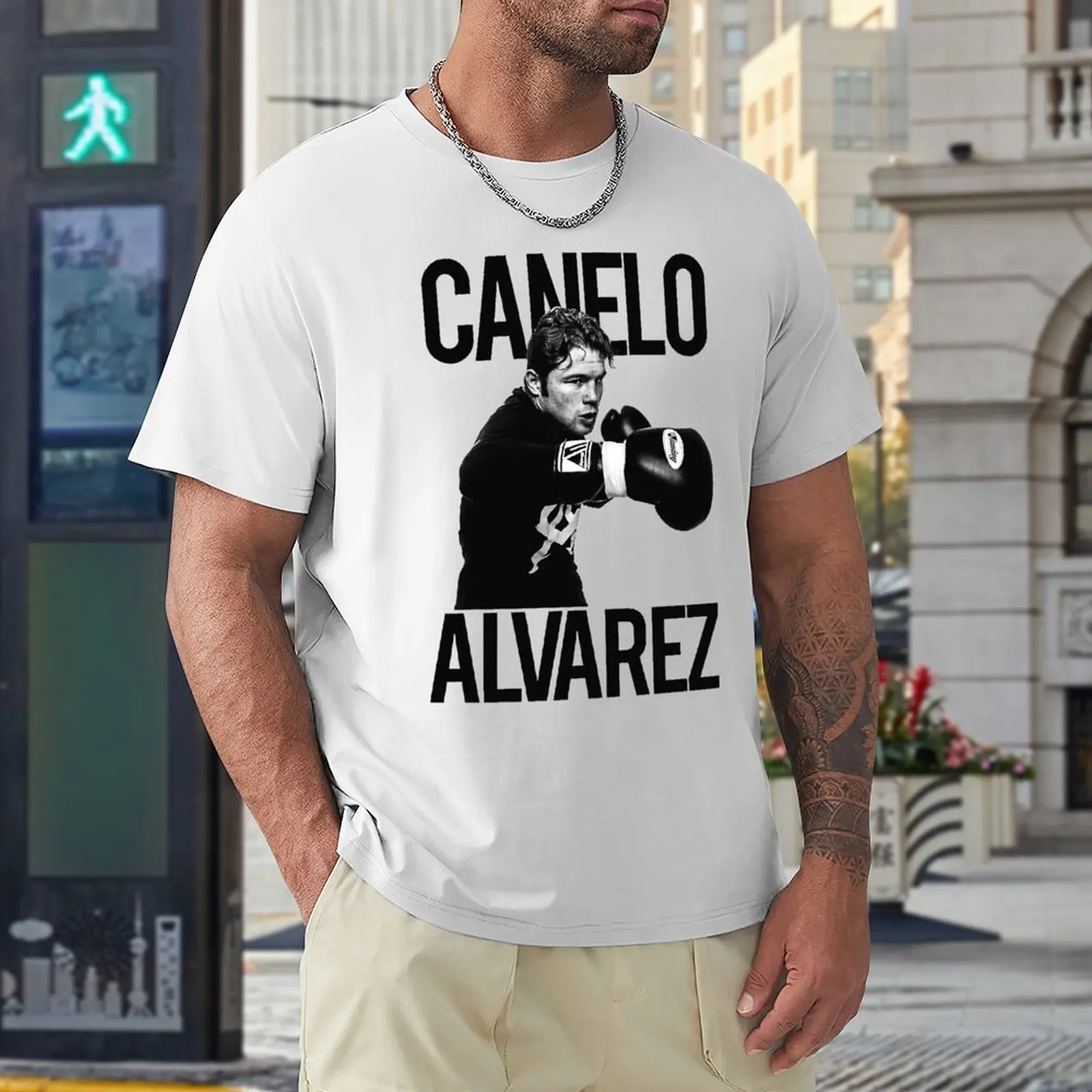 

Canelos Essential Novelty T-shirts top Quality Travel USA Size