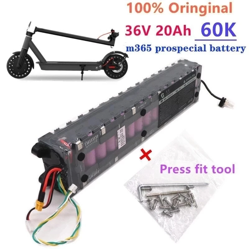 

100% Originele 36V 20ah for Xiaomi M356 Speciale Batterij 36 V Accu 20000Mah Installatie 60Km + Media Aanpassing Tool