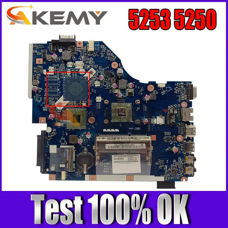 

Материнская плата MBNCV02002 PEWE6 LA-7092P для ноутбука Acer 5253 5250, основная плата DDR3 с встроенным процессором