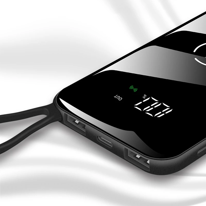 Портативный внешний аккумулятор с 2-мя USB-портами 50000 мАч |