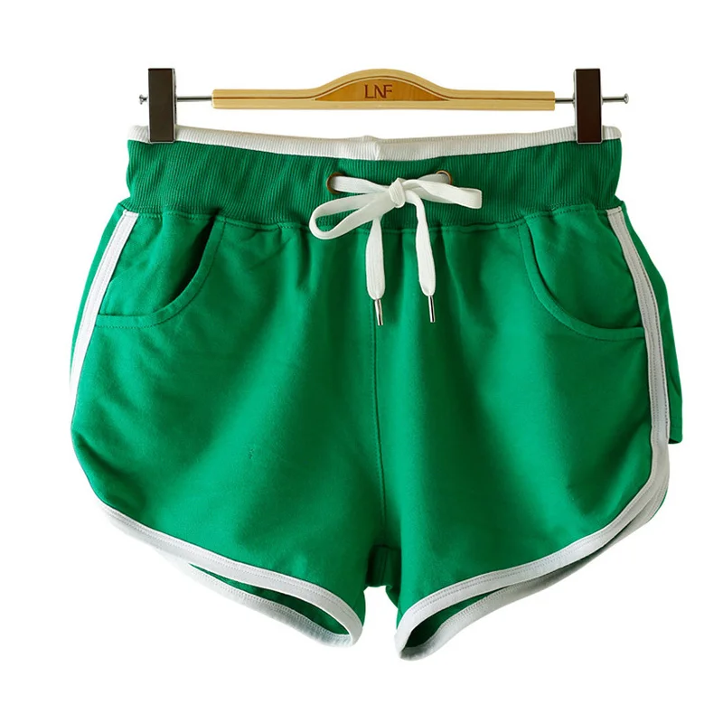 

Summer Women Casual Sports Shorts High Waist Fitness Bodybuilding Trousers Fashion Girls Basic Short Pants Gym Running Shorts