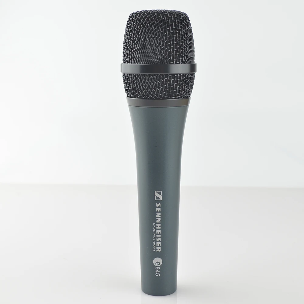

E845 Wired dynamic Cardioid Professional Vocal Microphone E845 Studio Mic E845 for PC gaming karaoke,With Logo