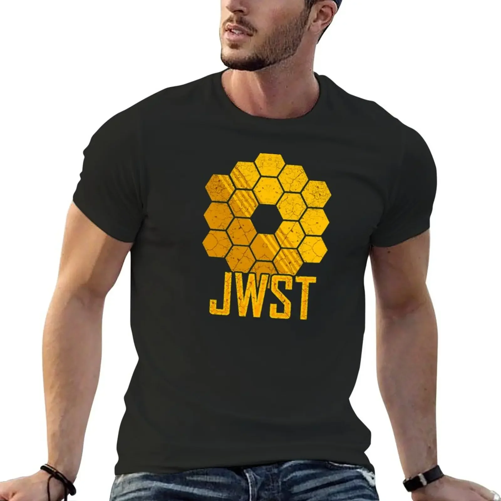 Футболка Хлопок James Webb Space Telescope JWST для мужчин