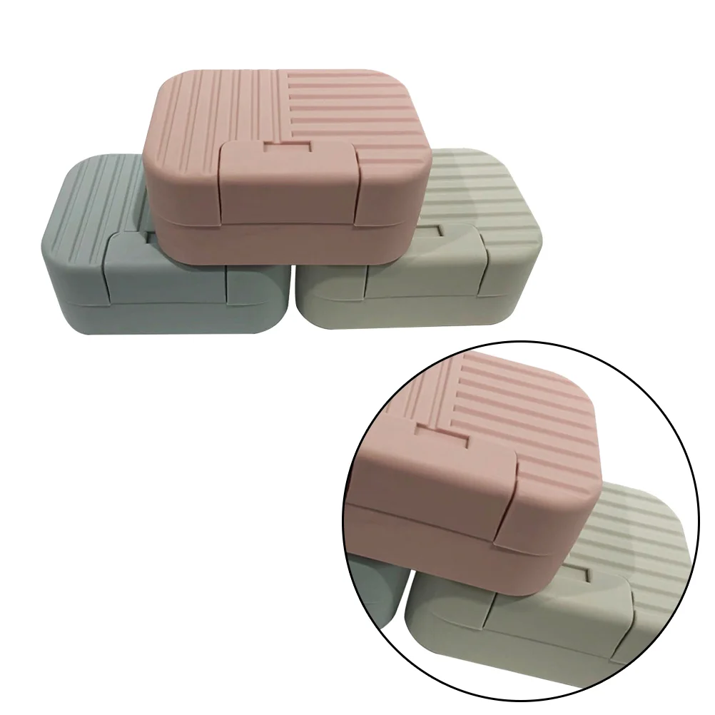 

Soap Box Container Case Dish Shower Sponge Portable Drain Storage Rack Bar Travel Pad Shelf Plate Bathroom Stand Holder Tray