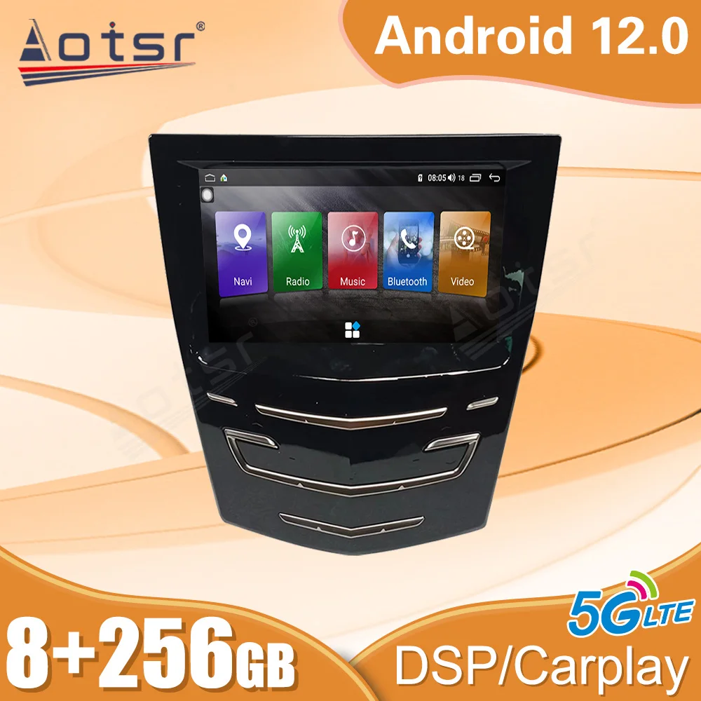 

Android Screen For Cadillac ATS ATSL XTS SRX CTS Car Radio With Bluetooth GPS Carplay Central Multimedia Player Stereo Head Unit