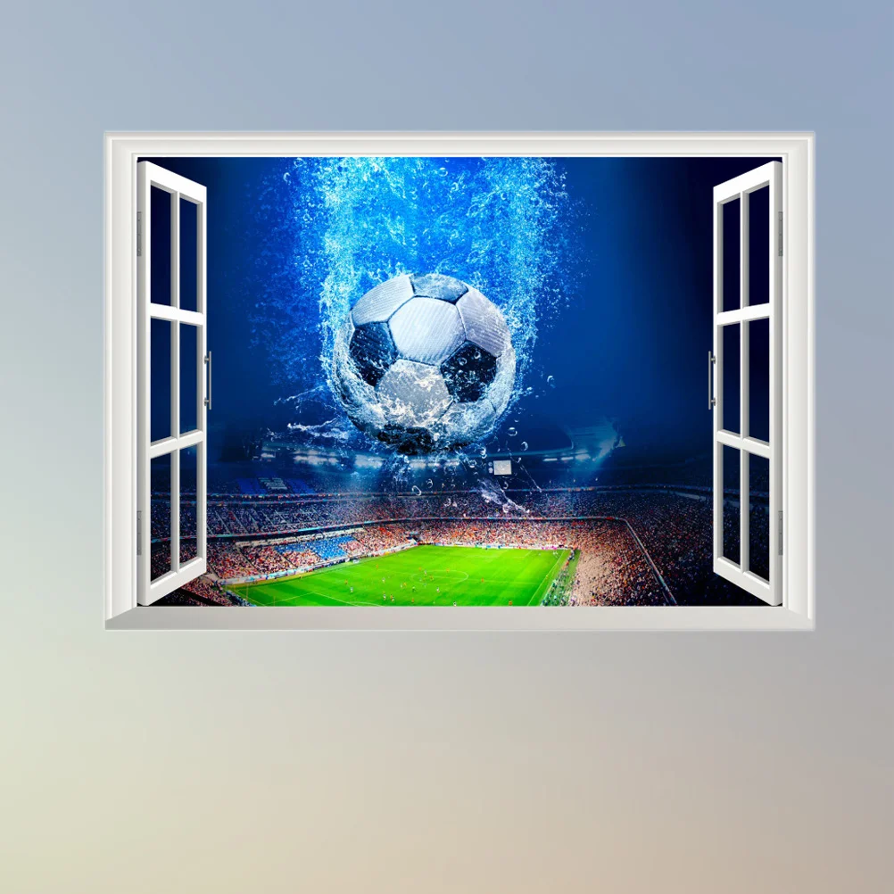 

Wall Poster Creativity Football Wall Picture Wall Sticker Home Poster Decor for Office Hallway Dormitory
