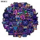 103050 шт. неосветильник ые аниме милые наклейки в виде животных игрушки для детей ноутбук телефон чемодан гитара холодильники наклейки граффити наклейки F5