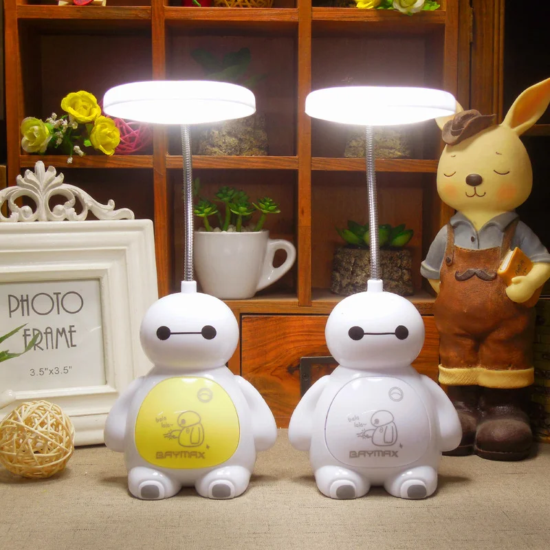 Светодиодный ночник с USB-зарядкой цветной RGB мини-мультяшный герой 6 BayMax подарок