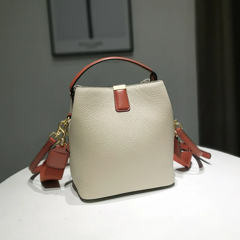 

Новинка 2022, кожаная женская сумка, портативная кожаная сумка-мессенджер на одно плечо, женская сумка высокого качества