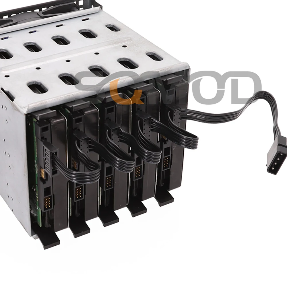 

4pin IDE Molex 1 To 5 SATA 15pin HDD SDD Power Supply Splitter Cable for DIY PC Sever 4-pin to 15-pin Power cable 40cm