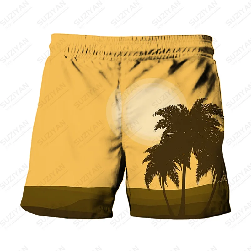 

Шорты мужские пляжные с 3D-принтом, модные короткие штаны для плавания, спортивные уличная одежда в стиле хип-хоп для серфинга, лето