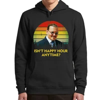isnt happy hour anytime justice vintage hoodies mega pint of wine funny meme sweatshirts men women fleece pullovers