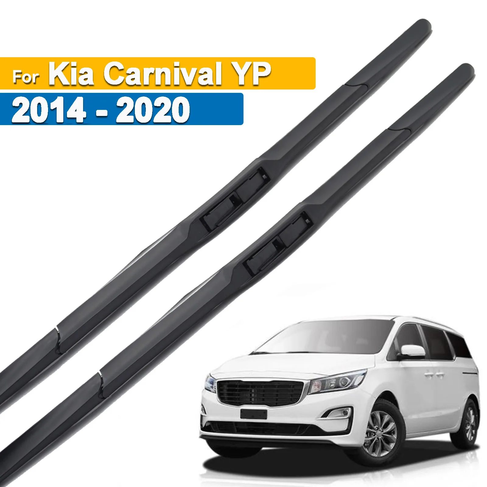 

Гибридные передние щетки стеклоочистителя Erick's для Kia Carnival YP 2014-2020, лобовое стекло, лобовое стекло, автомобильные щетки от дождя 26 "+ 18"