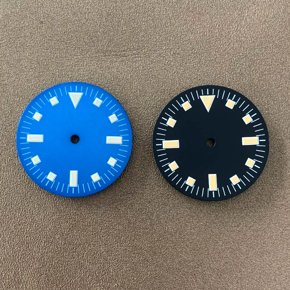 

Watch Parts Matte 28.5mm NH35 Watch Dial Green Luminous Dial NH36 Modified Dial for NH35 NH36 Automatic Movement Watch Dials