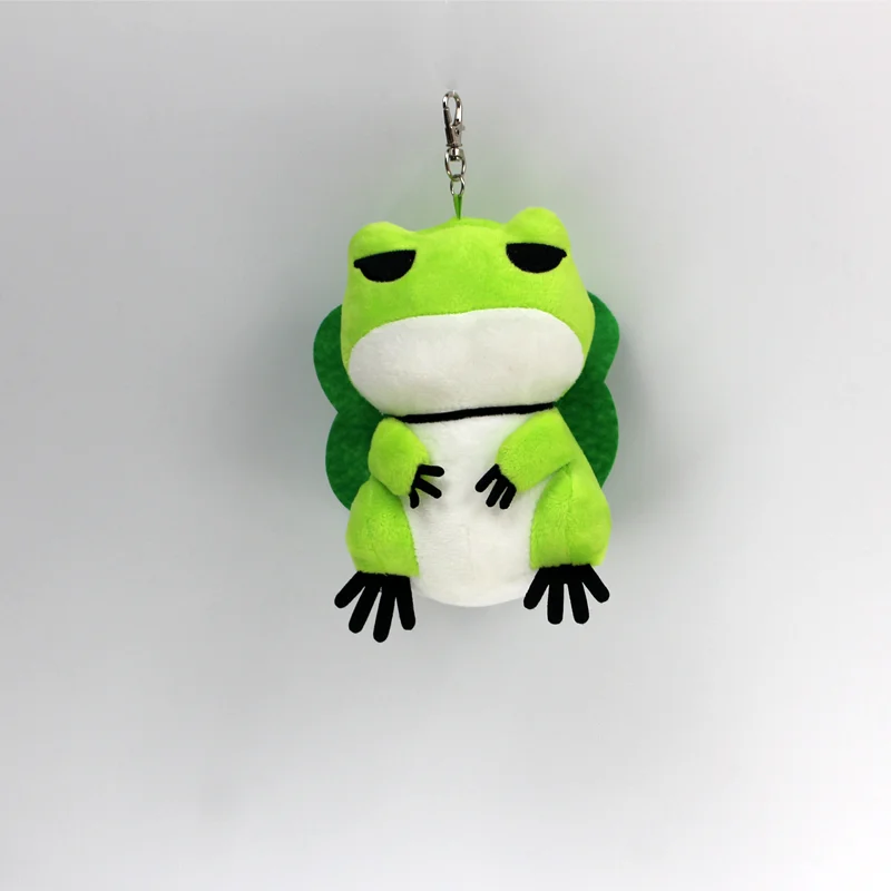 1 шт. 13 см креативная кавайная зеленая лягушка плюшевый брелок Очаровательная