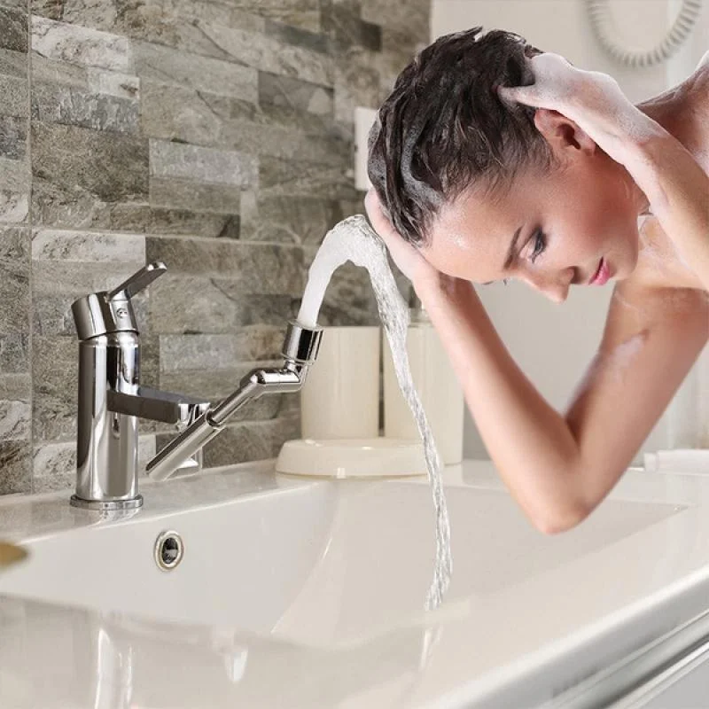 Универсальный розовый аксессуар для ванной комнаты вращающийся расширитель