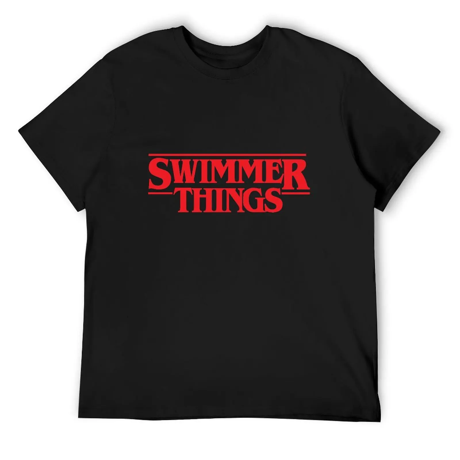 Однотонная футболка Swimmer Things кавайная одежда футболки с животным принтом для
