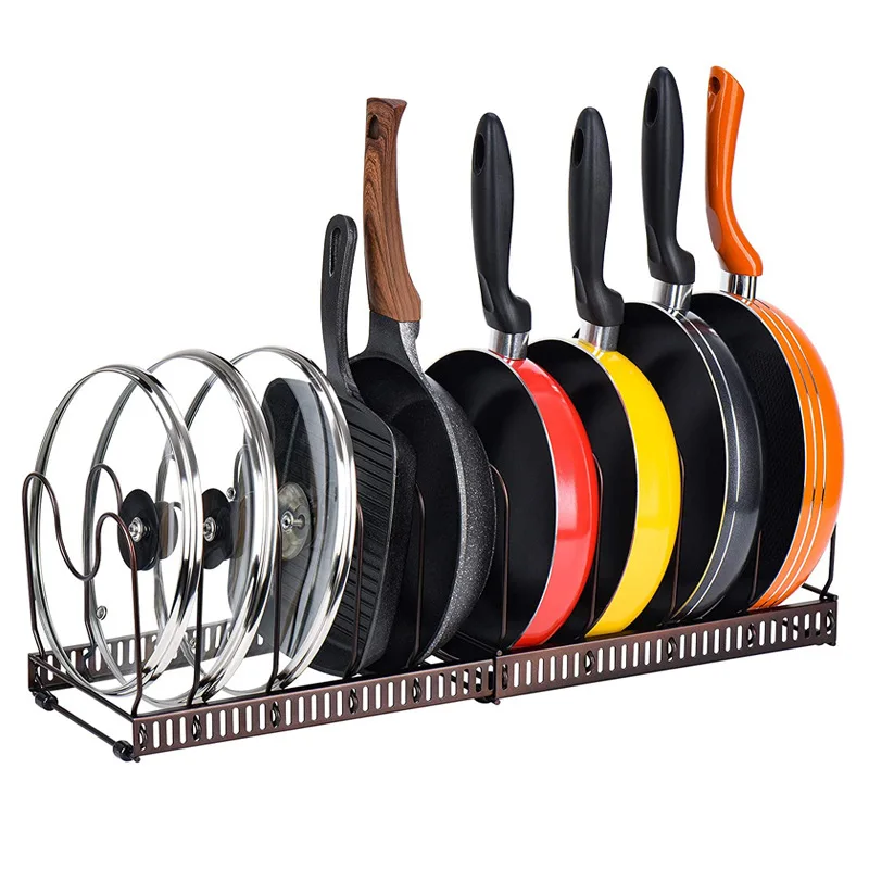 

Cabinet, Pot Rack Organizer Pot Cookware Expandable Organizer Drawer Board Organizer For And Kitchen Holder Pan Lid Cutting