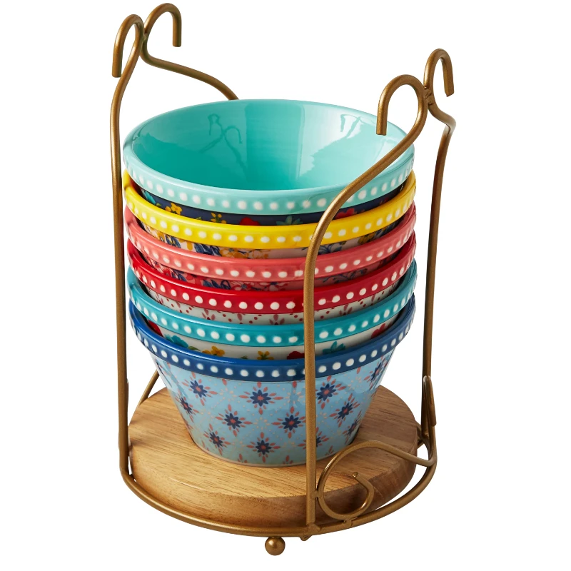 

Camping 6 Piece Fancy Flourish Ramekin Set with Carrying Caddy