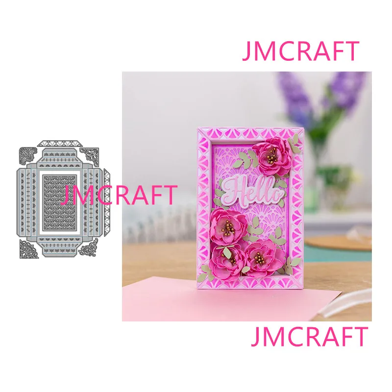 

JMCRAFT New Rectangular Photo Frame Frame #1 Metal Cutting Dies DIY Scrapbook Handmade Paper Craft Metal Steel Template Dies