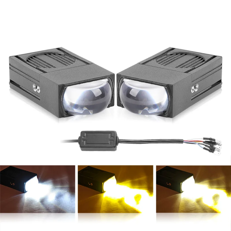 2 5-дюймовый двухсветодиодный проектор автомобильная решетка прожектор 9-60 В
