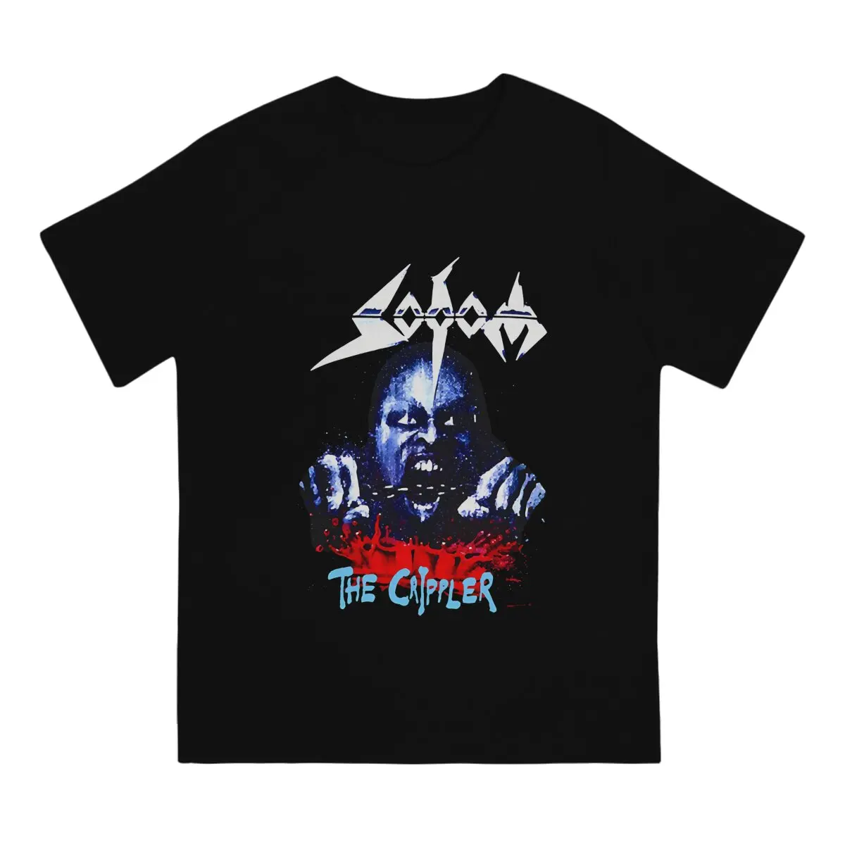 Винтажная футболка рок-группы The Crippler для мужчин Sodom новинка с круглым вырезом