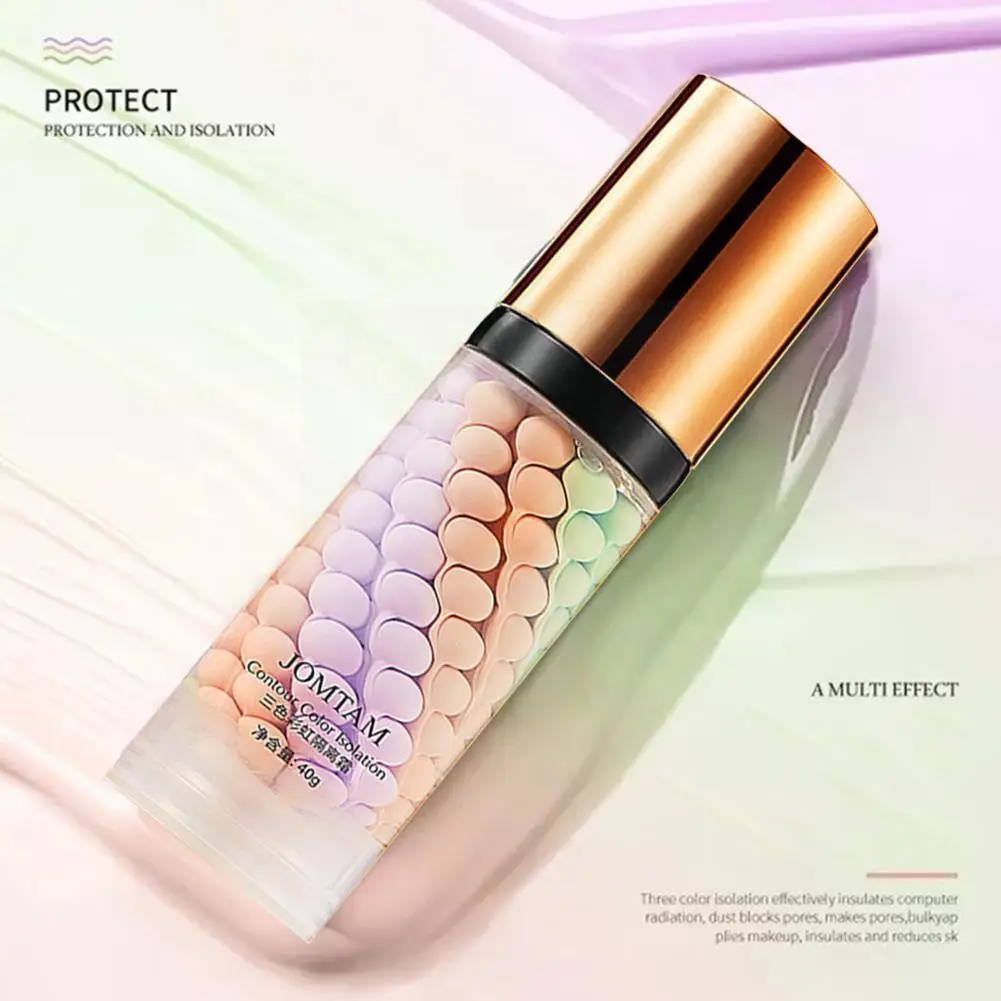Жидкий консилер трех цветов смешанный изоляционный лосьон для кожи основа под