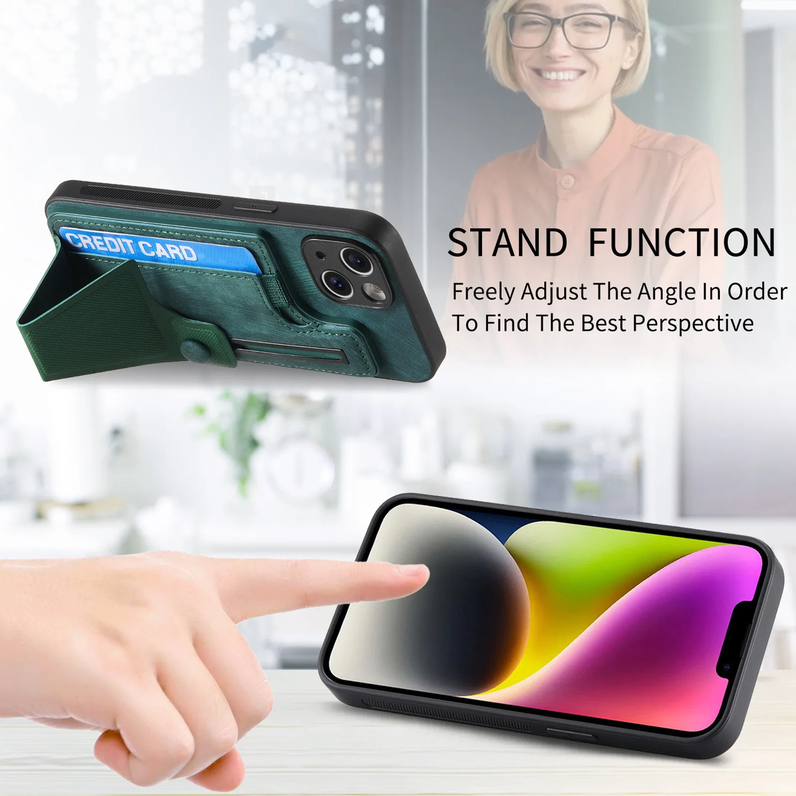 Многофункциональный бумажник для Redmi K70 Pro K60 Ultra K50 K40 K40S кожаный магнитный