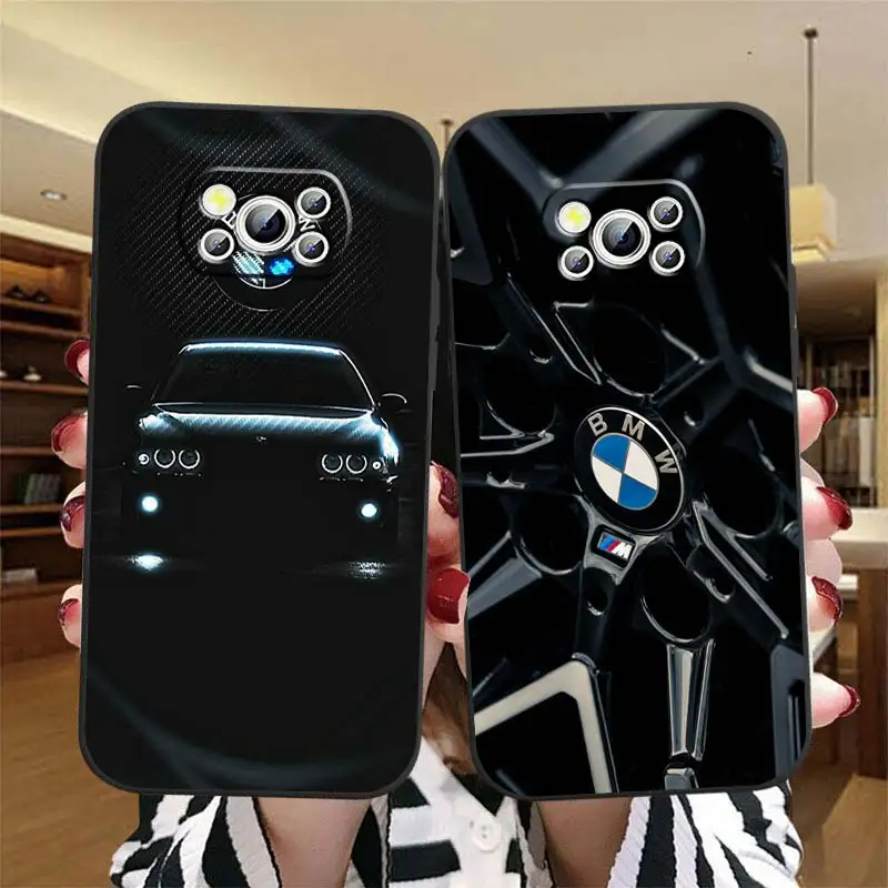 

Top Car BMW wheels luxury Phone Case For Xiaomi Mi Poco X5 X4 X3 NFC F5 F4 F3 GT M5 M5s M4 M3 Pro C50 C40 5G Black Cover