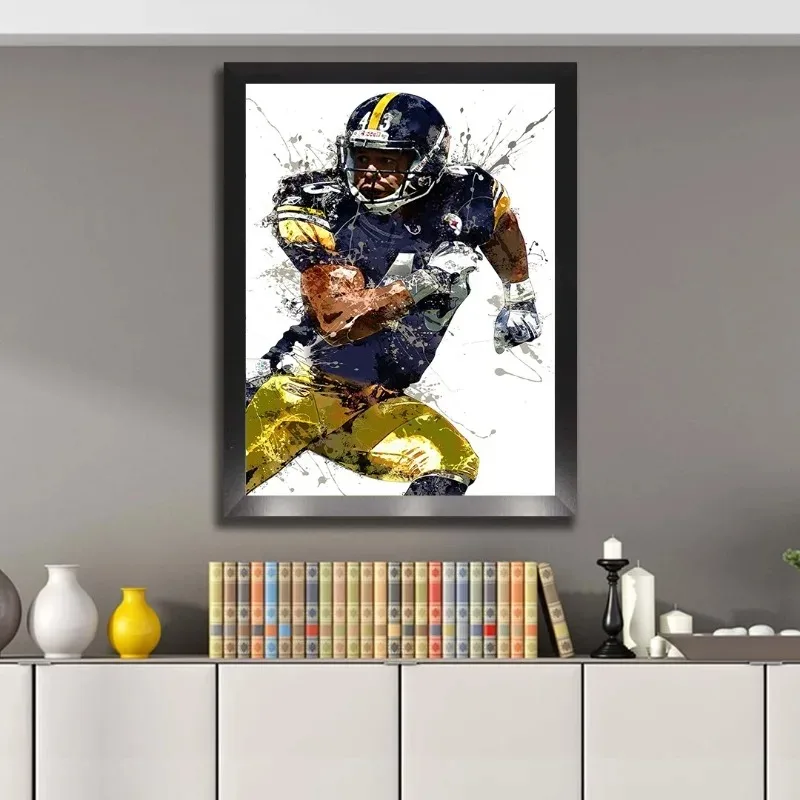 Классическая картина для аквариума Jordan Love Aaron Roger Brett Favor футбольная тема холст без