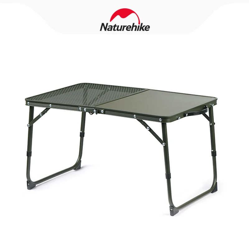 

Naturehike 2023 Folding Table Outdoor Portable BBQ Tea Coffee Adjustable Height Ultralight Garden Picnic Camping Mini Table