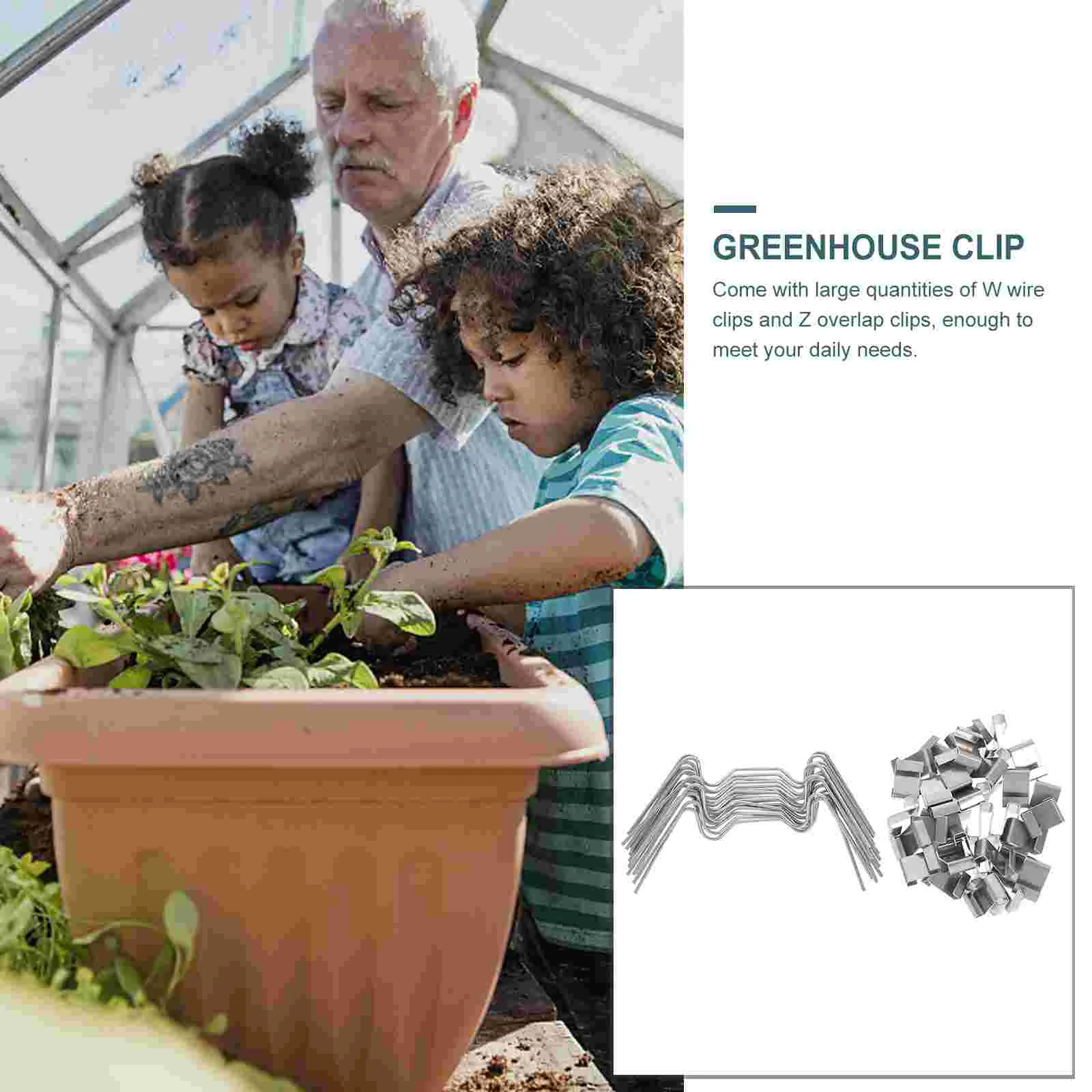 100 шт. зажимы для остекления тепличного стекла шнура перекрытие серебряная