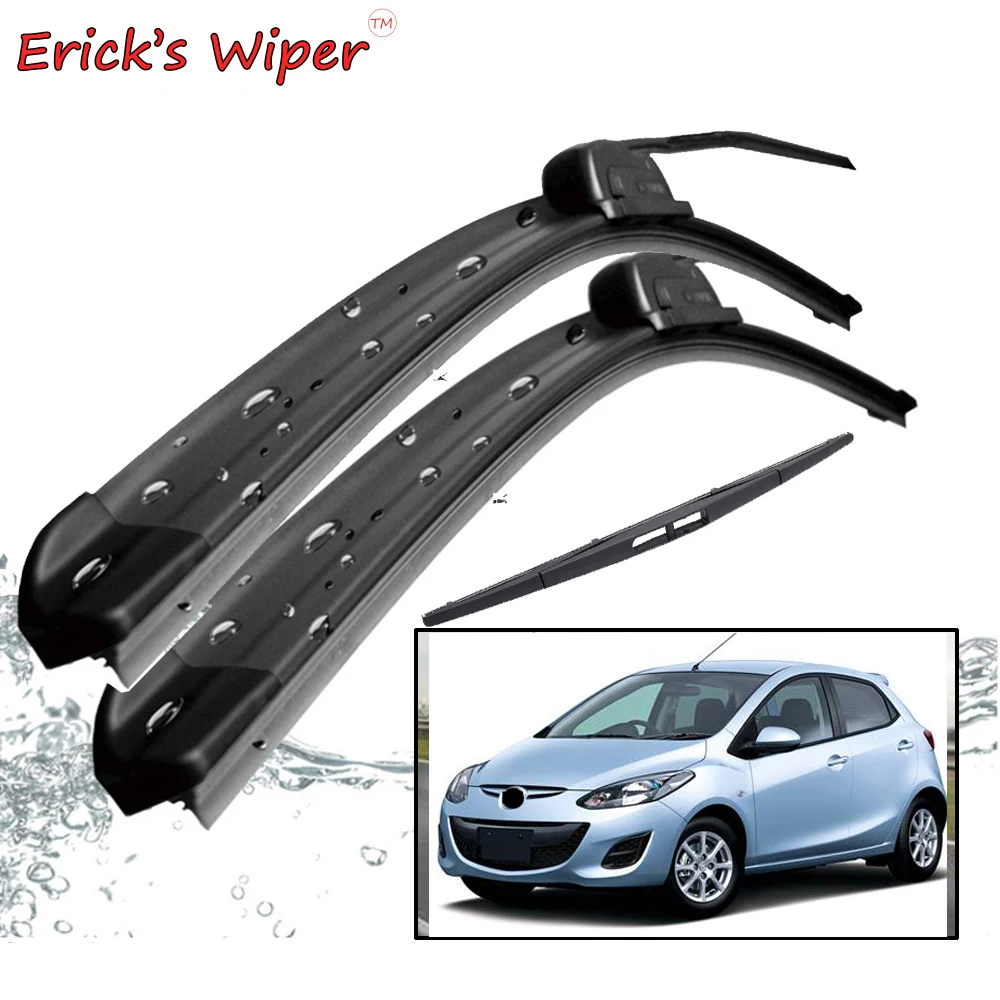

Набор щёток стеклоочистителя Erick's для Mazda2, Mazda 2 Demio DE 2007-2014, 24 + 14 + 14 дюймов