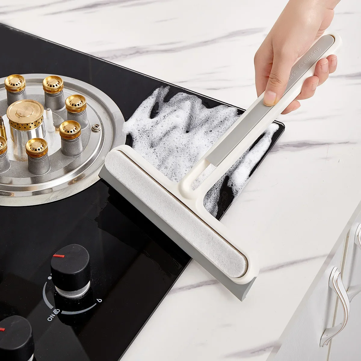 Силиконовый стеклоочиститель щетка для чистки окон очиститель зеркал в ванной